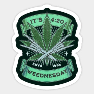 weednesday! Sticker